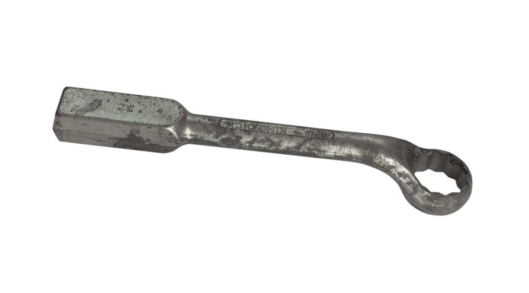 King Dick Metric Offset Ring Slogging Spanner 32mm_KDRSS32