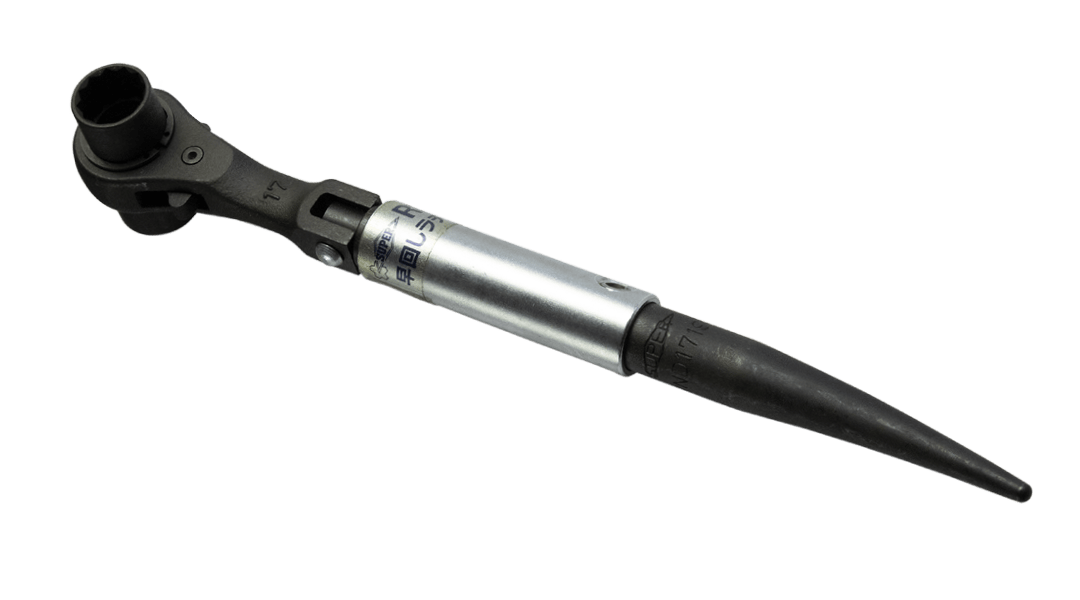 Quick Turn Ratchet Wrench, Double Size (With Bent Spear) 17-19mm_RND1719